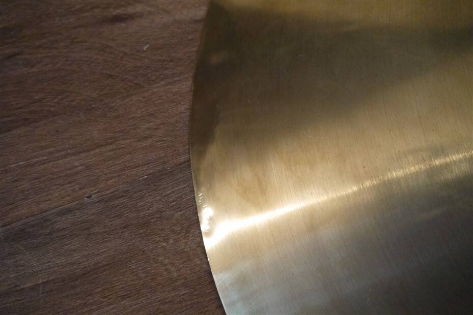 Danish brass and teak pendant lamp 1960