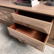 Large sideboard, TV stand, bench.