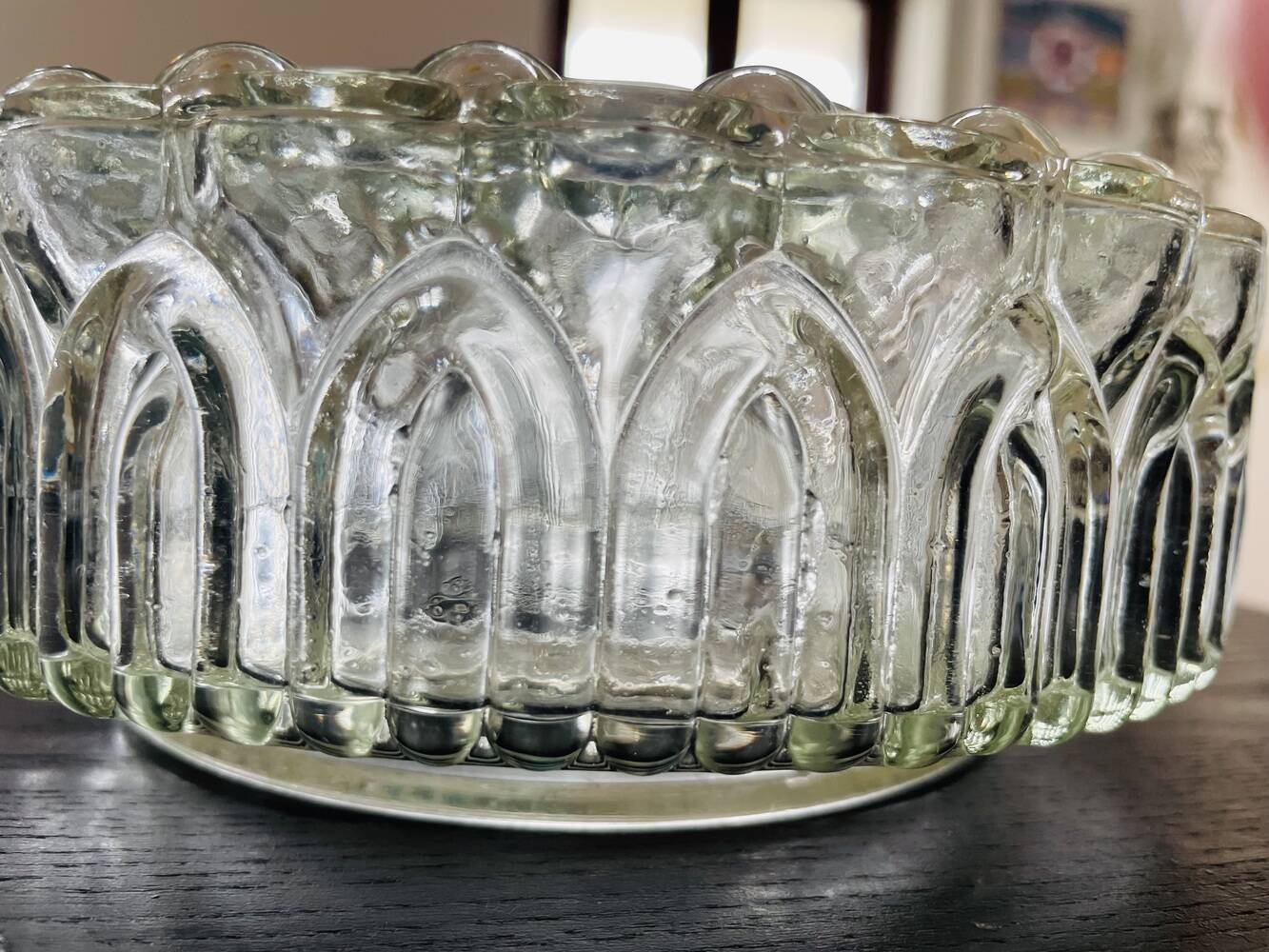 Pair glass lights for ceiling or wall