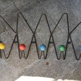 Wall coat rack