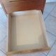 Scandinavian-style verni chene desk / vintage 60s
