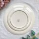 Antique round dish from Terre de Fer "Lilac" – Longchamp 19th century