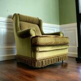 Vintage green single-seater / armchair / club chair