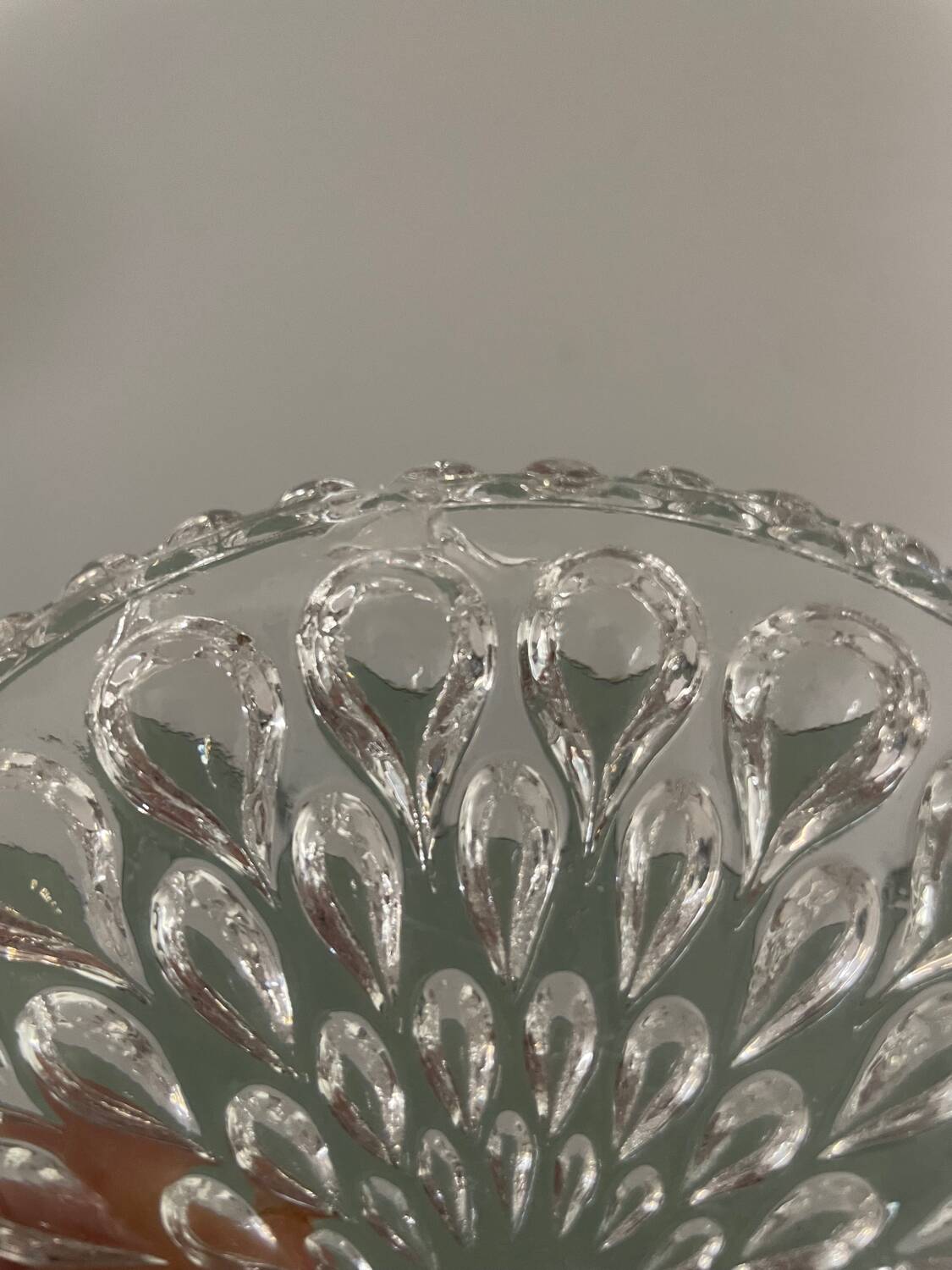 1 crystal coaster from Baccarat
