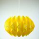 yellow mid century vintage loops pendant lamp