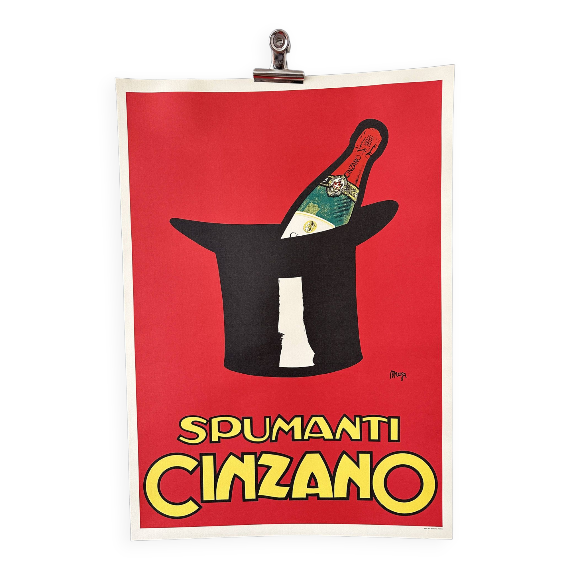 Cinzano advertising poster