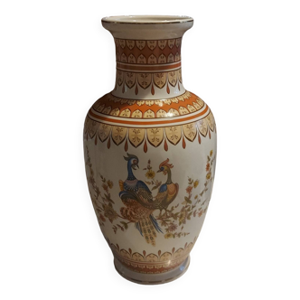 Japanese style porcelain vase signed FG