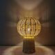 Lampe Jeanne en rotin