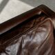 Vintage Mid-Century Danish Modern Lounge Leather Chair & Ottoman Model 2207