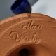 Deux mugs en céramique partiellement émaillée bleue, de Seilast Wisby Suède