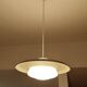 Very Large Art Deco Bauhaus Glass Pendant Light