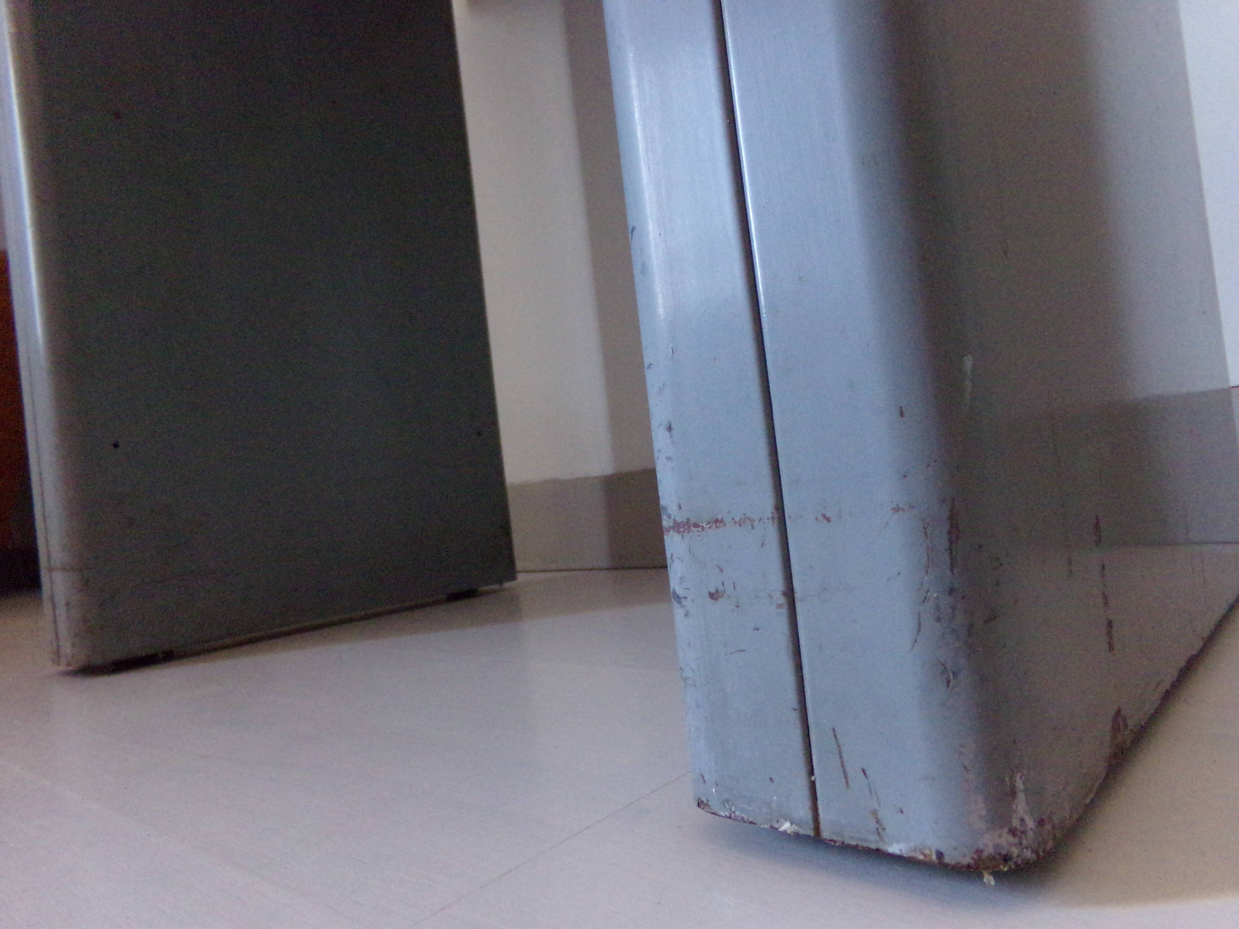 Steel industrial desk