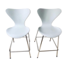 Pair of high chairs by Arne Jacobsen for Frtiz Hansen