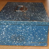 Box safe steel blue 1960