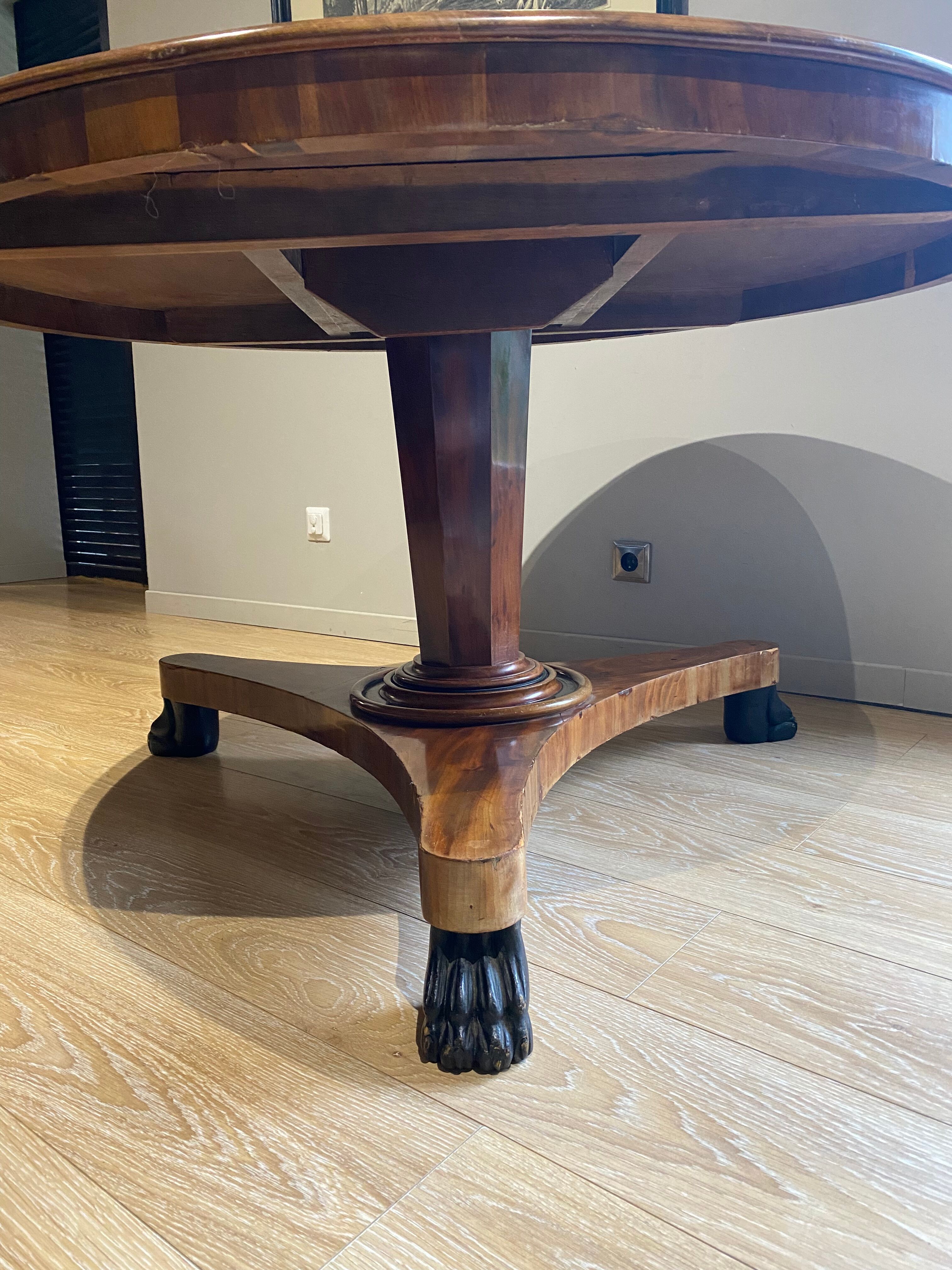 Dining table Empire nineteenth century