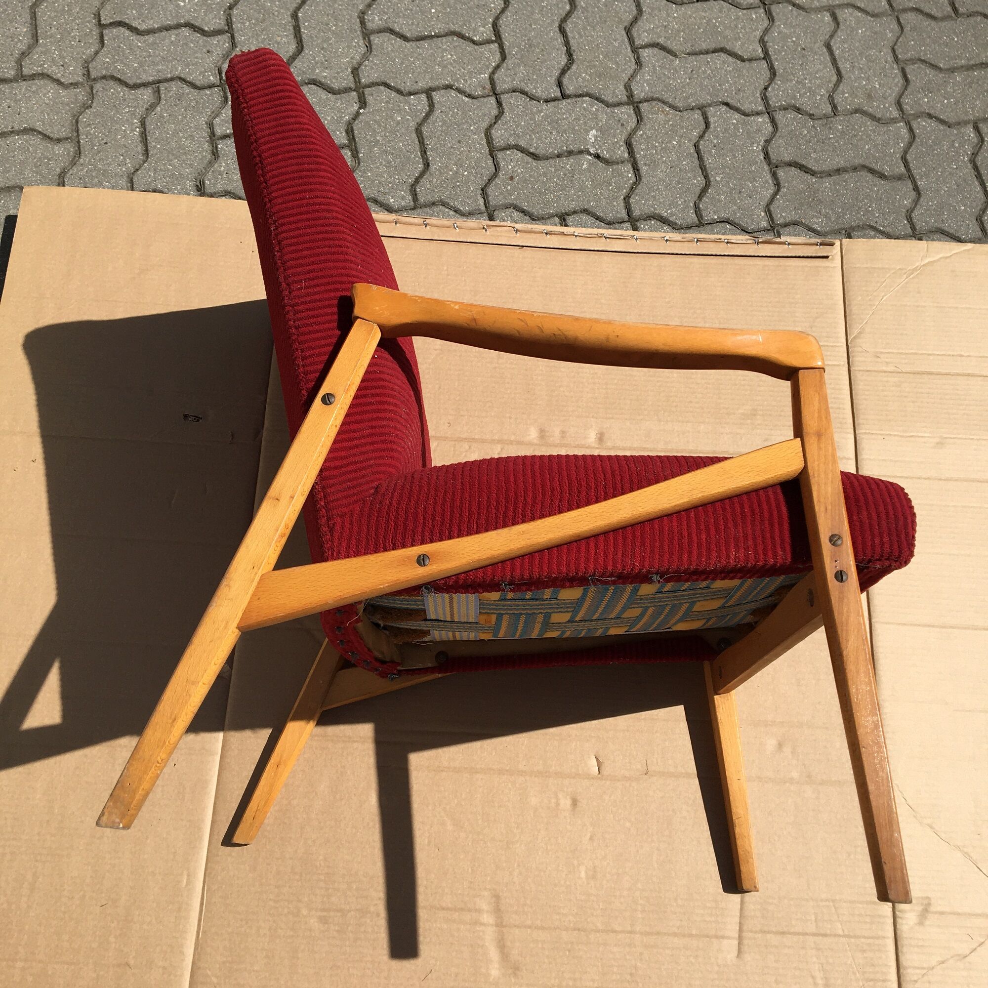 Vintage interier praha armchair jiri jiroutek vintage 60s midcentury czechoslovakia.