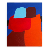 Acrylic on canvas "come closer" original by Bodasca 55x45cm