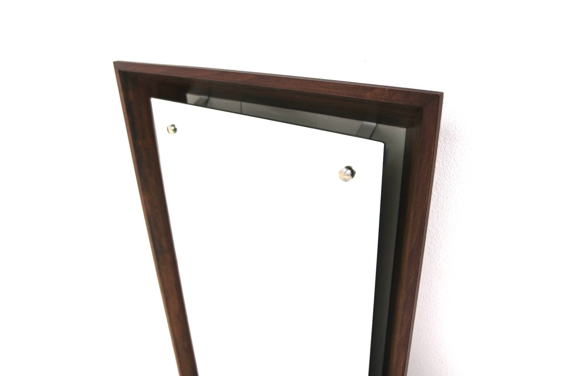 Scandinavian rosewood mirror, Sweden, 1960, 108cm x 56cm
