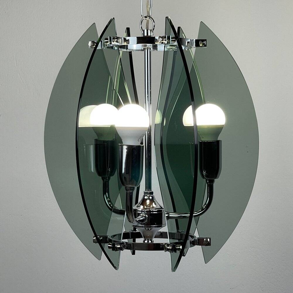 Grey suspension from the mid-century by Veca, Italy, 1980s.