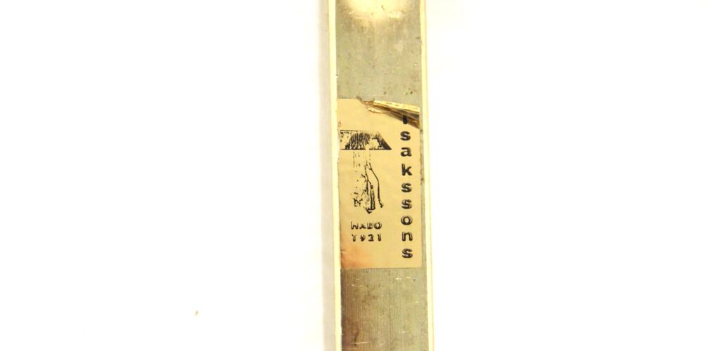 Teak and metal hook, Isakssons, Habo, 1960