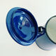 Vintage blue and black enamel coffee pot