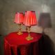 pair of brass lamps, bedside, bedroom, new lampshade 28x13, electrical working, superb