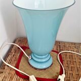 Hand-blown glass double layer table lamp cvv vianne co 1940/50