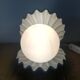 Vintage ceramic shell lamp