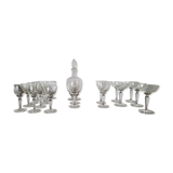 Glass and decanter assembly