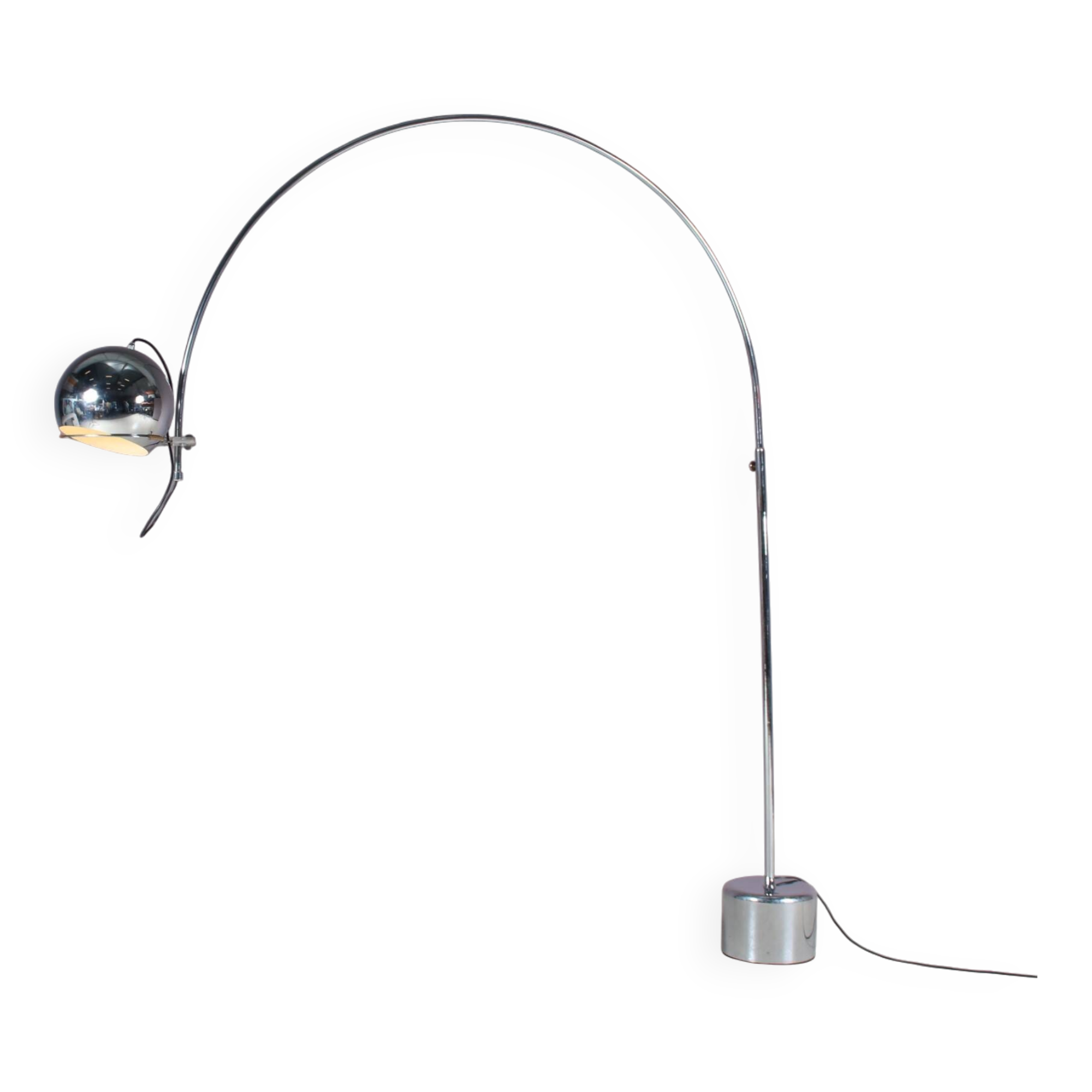 1970s Large adjustable arc lamp by Gepo, Netherlands