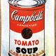 Affiche pop art original vintage réédition d’andy warhol « campbells soup tomato 1962