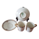 2 small cups with their saucers, Limoges