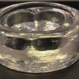 Empty pocket vintage molded glass apple