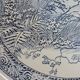 Large blue Delft plate from Boch.