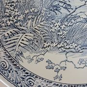 Grand plat bleu de Delft de chez Boch .