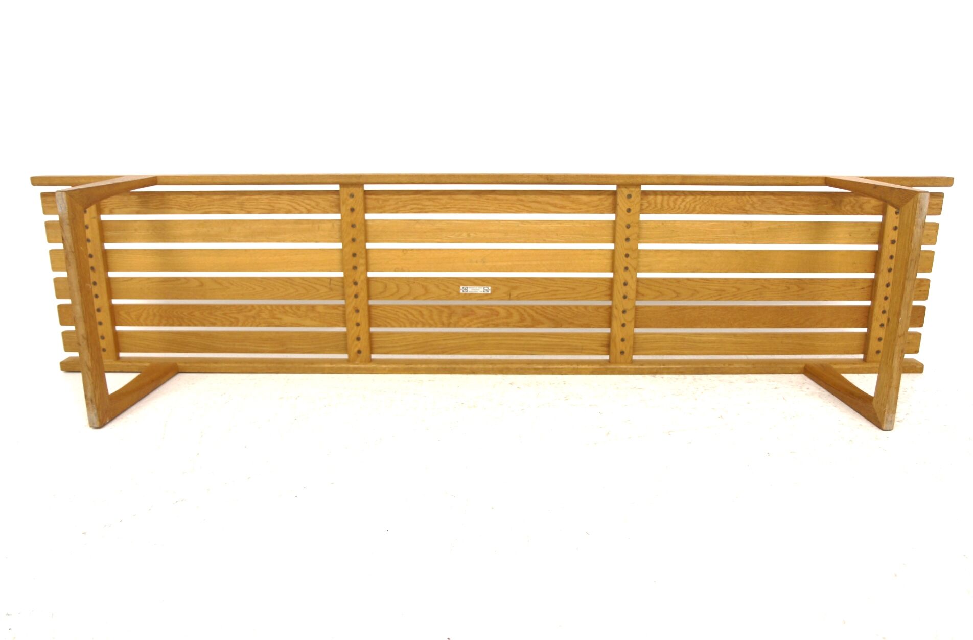 Minimalist bench "Tokyo" Yngvar Sandström, Nordiska Kompaniet, NK, Sweden, 1970