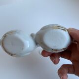 Ceramic pepper shaker in the shape of swans 60s