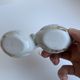 Ceramic pepper shaker in the shape of swans 60s