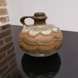 Vintage German ceramic handle vase from the 70s