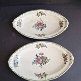 Set of 2 earthenware dishes from Villeroy and Boch Mettlach, model 1562