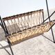 Fifth wheel rattan magazine holder 1960 fish