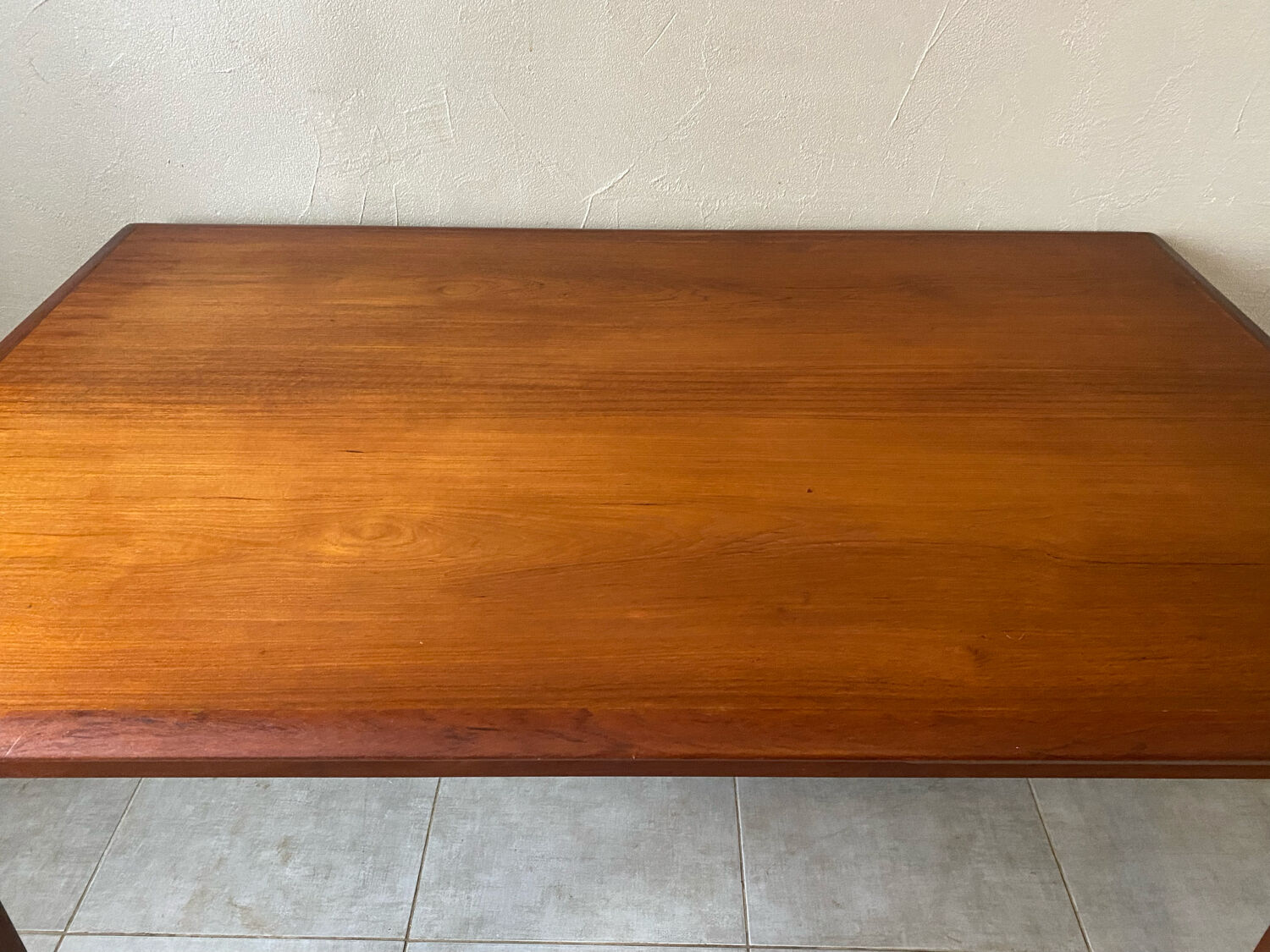Vintage teak scandinavian signed table
