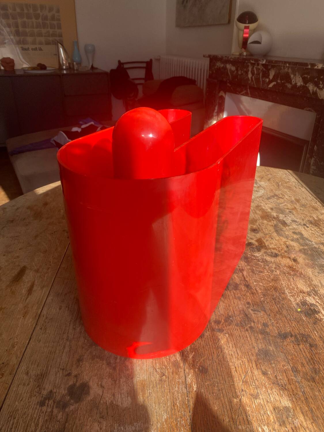 Magazine holder Rodolfo Bonetto space age 1960