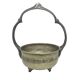 Sugar bowl, Eclecticism, silver-plated brass, tin, Poland, 1930s