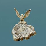 Antique decorative brass ashtray or pocket emptier - Made in Italy - Registered Design