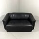 De Sede DS 47 dark brown neckleather 2,5 seats sofa