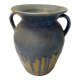 Vase en grès bleu flamme