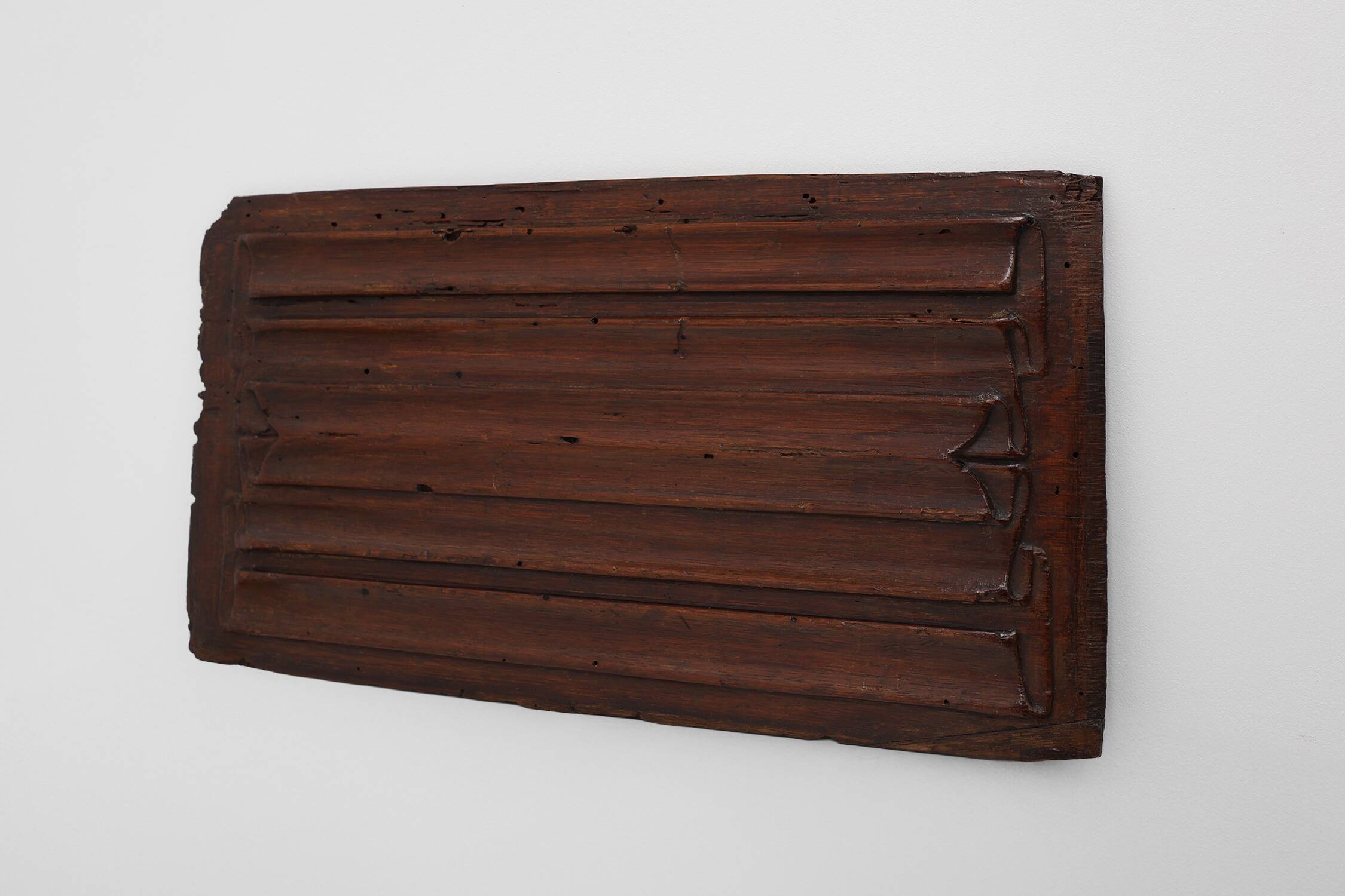 16th Century oak carved Gothic Panel, Belgium