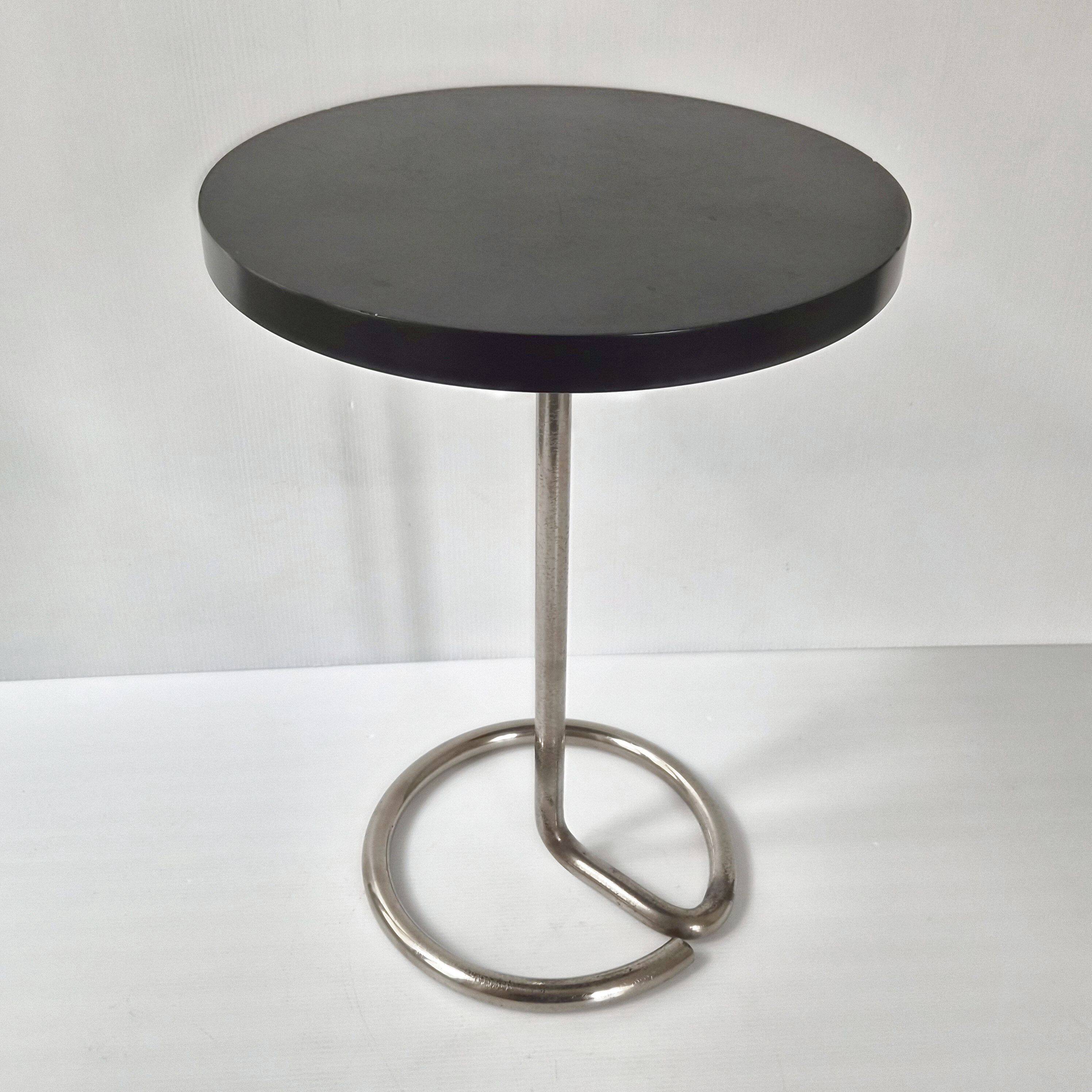 Side table guéridon by René Herbst for Stablet