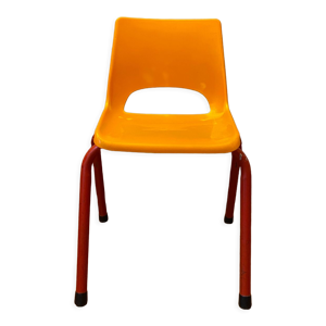 chaise ecolier vintage